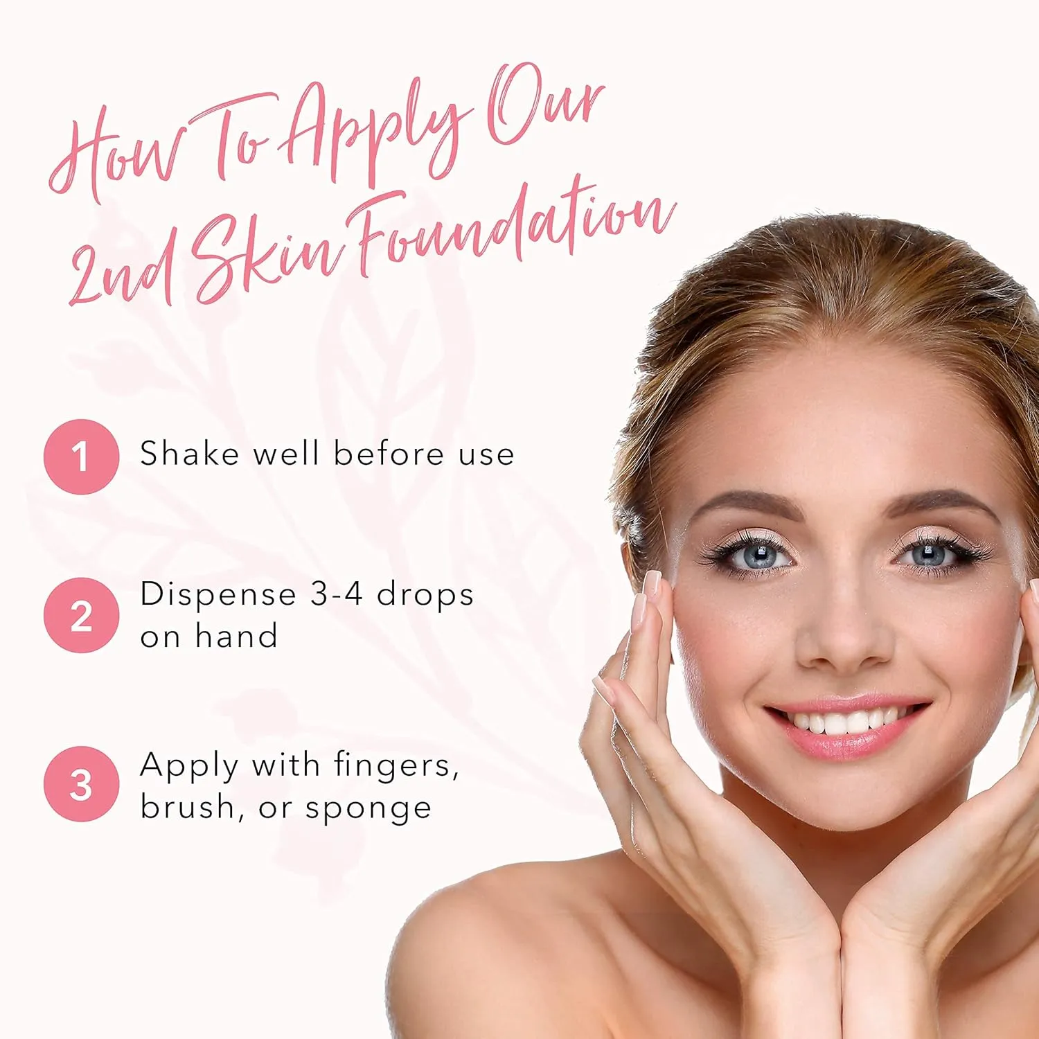 100% PURE 2nd Skin Foundation, Shade 6, Full Coverage, Lightweight, Blendable Formula, Satin Finish, Absorbs Oil, Anti-Aging, Natural, Vegan Makeup (Neutral w/Cool Undertone) - 1.18 Fl Oz