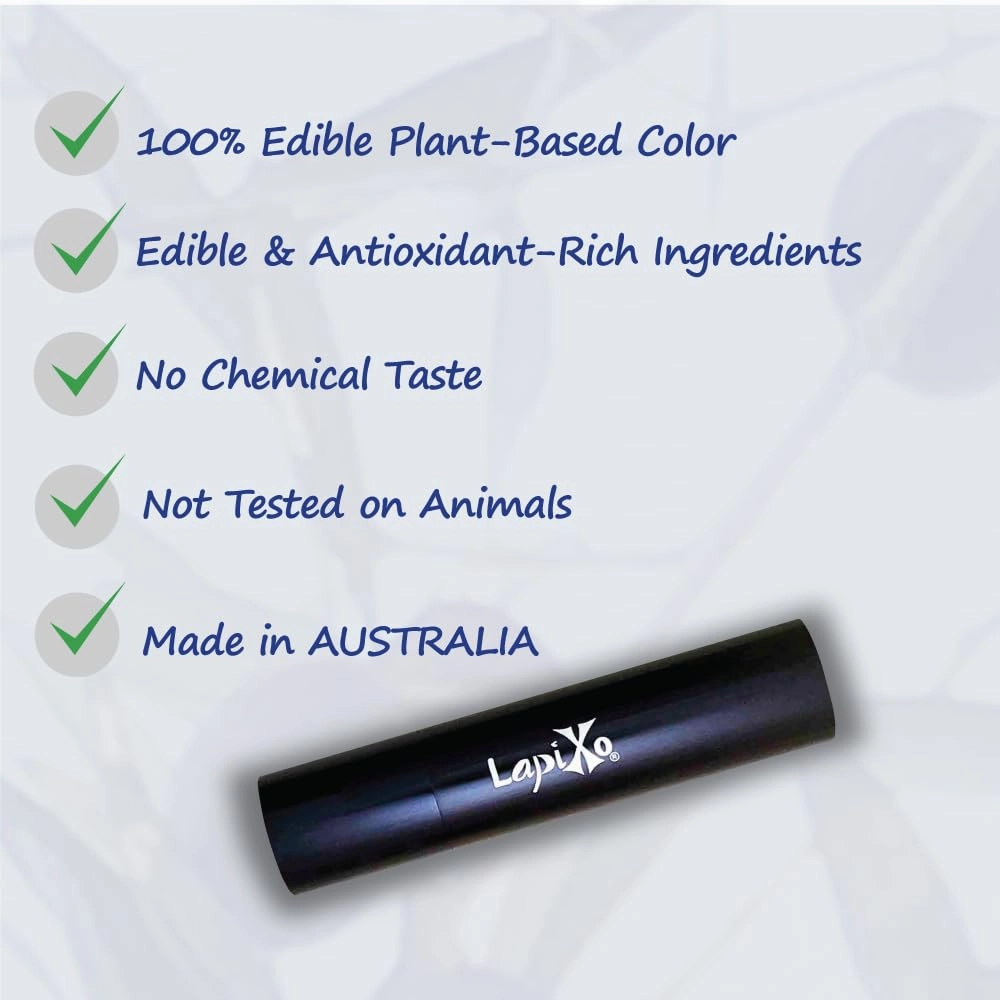 100% Plant-based Color Lipstick, Unique Formula, Natural   Moisturizing | Non-Toxic, All Food Ingredients, Antioxidant-rich, Natural Matte Vibrant Color, 4.4g/0.15oz (Dragon Fruit color)