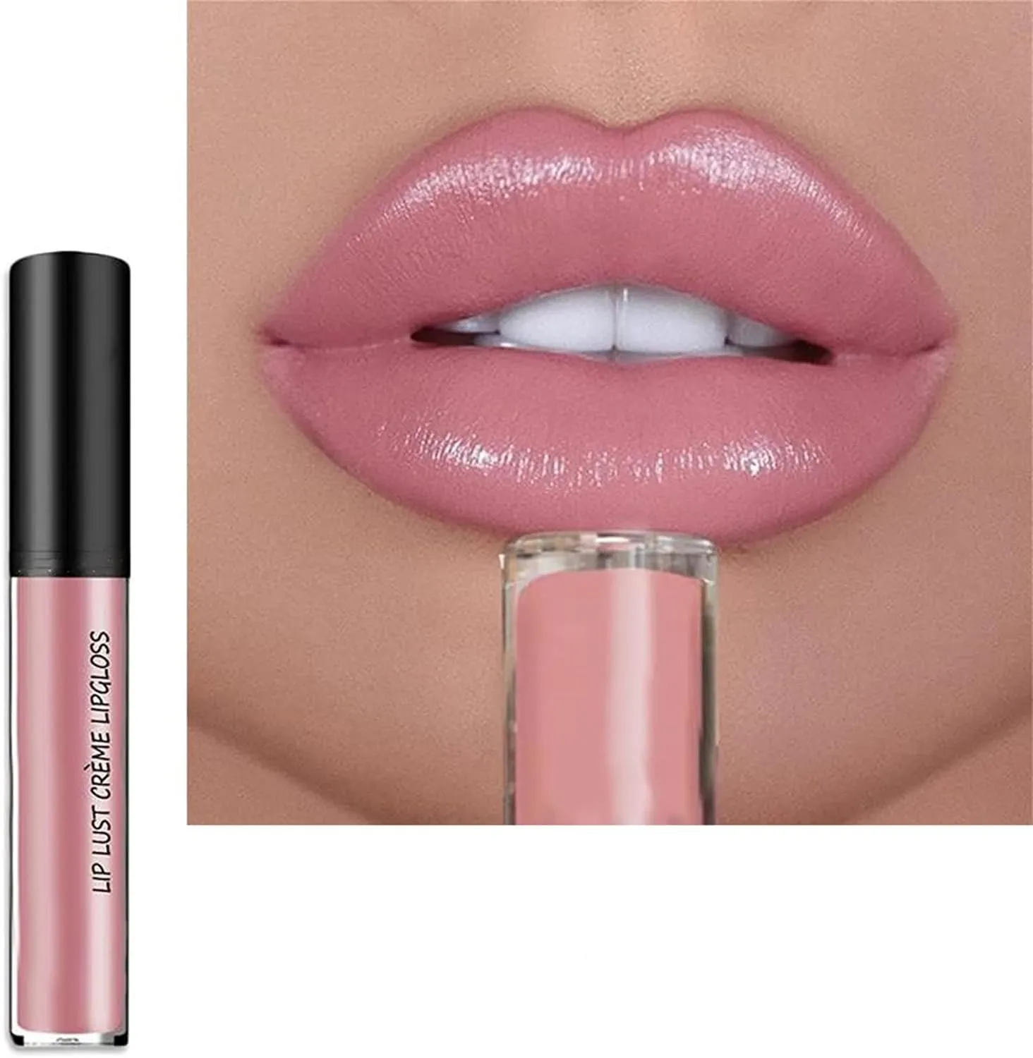 12 Colors Cream Texture Lipstick for Women 2025 New Long Lasting Lipstick Lipgloss Velvet Lip Makeup, Non-Stick Liquid Lip Stick Non-Fading Lip Gloss Hydrating Lip Tint (#03, 2fl oz/6ml)