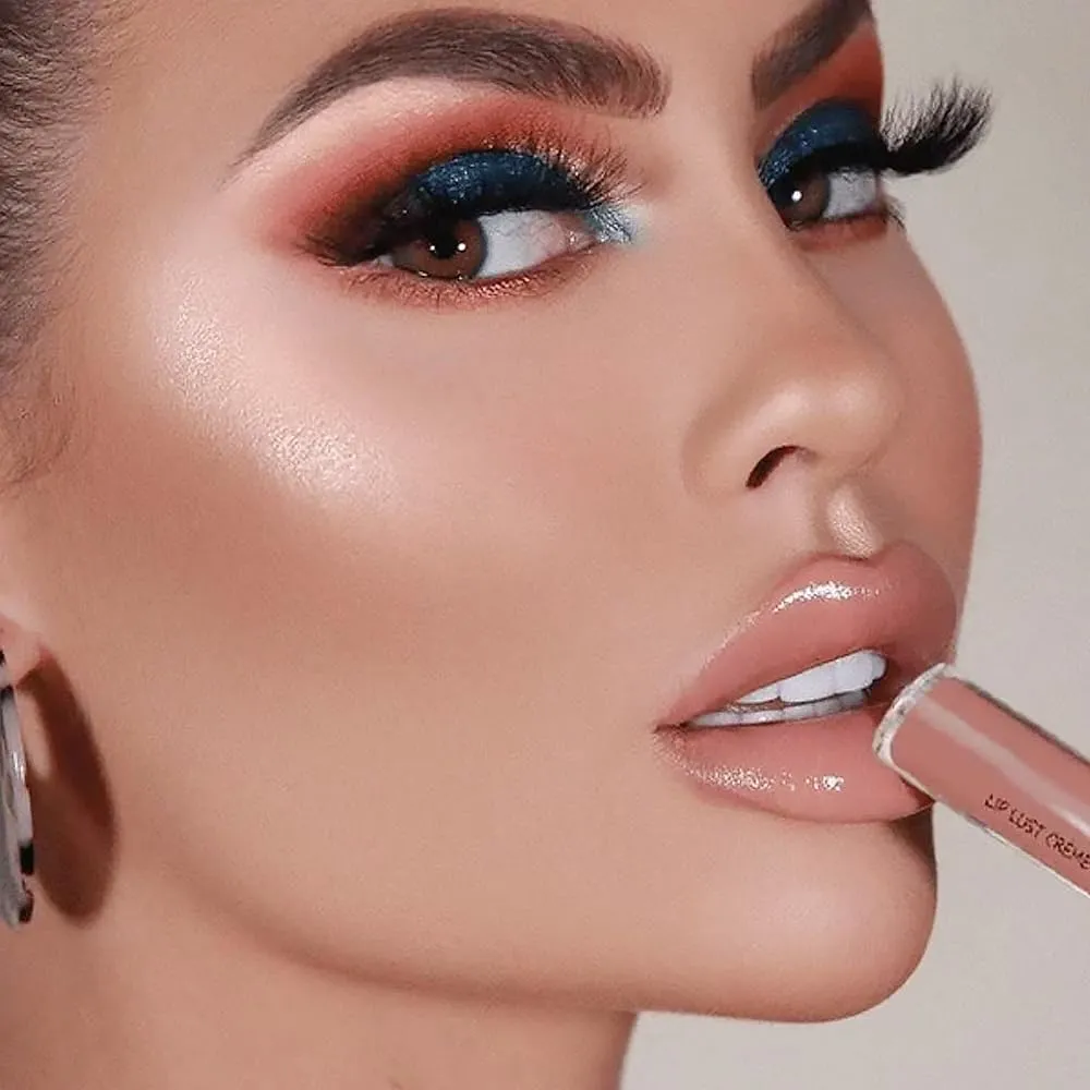 12 Colors Cream Texture Lipstick for Women 2025 New Long Lasting Lipstick Lipgloss Velvet Lip Makeup, Non-Stick Liquid Lip Stick Non-Fading Lip Gloss Hydrating Lip Tint (#03, 2fl oz/6ml)