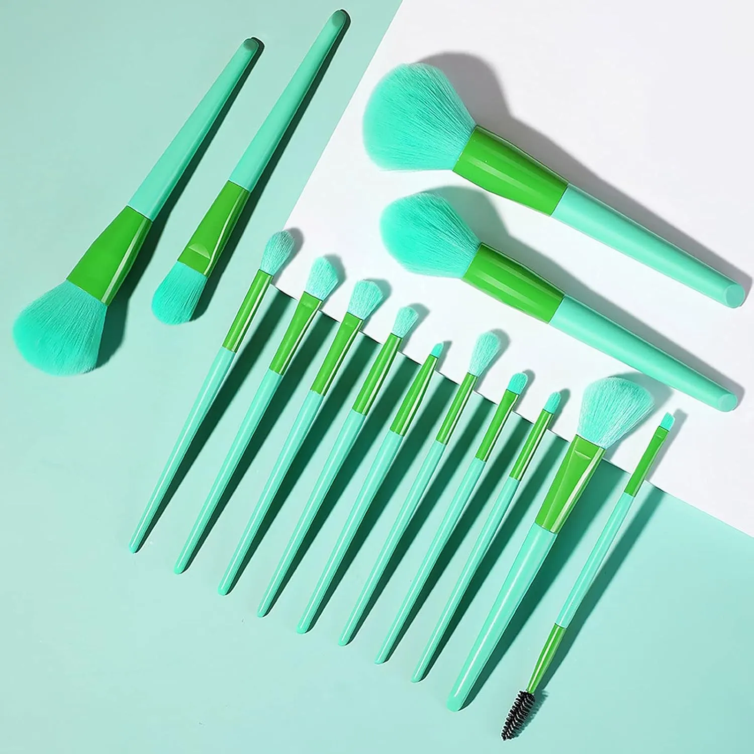 14 Makeup Brush Set Brushes Candy Mascara Set Eye Makeup Shadow Sweet Super Brush Make up Brushes(Blue)
