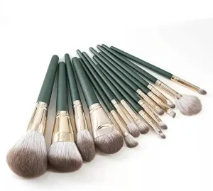 14Pcs Makeup Brushes Set Large Fluffy Soft Eye Shadow Foundation Brush Women Cosmetic Powder Blush Blending Beauty Make Tools