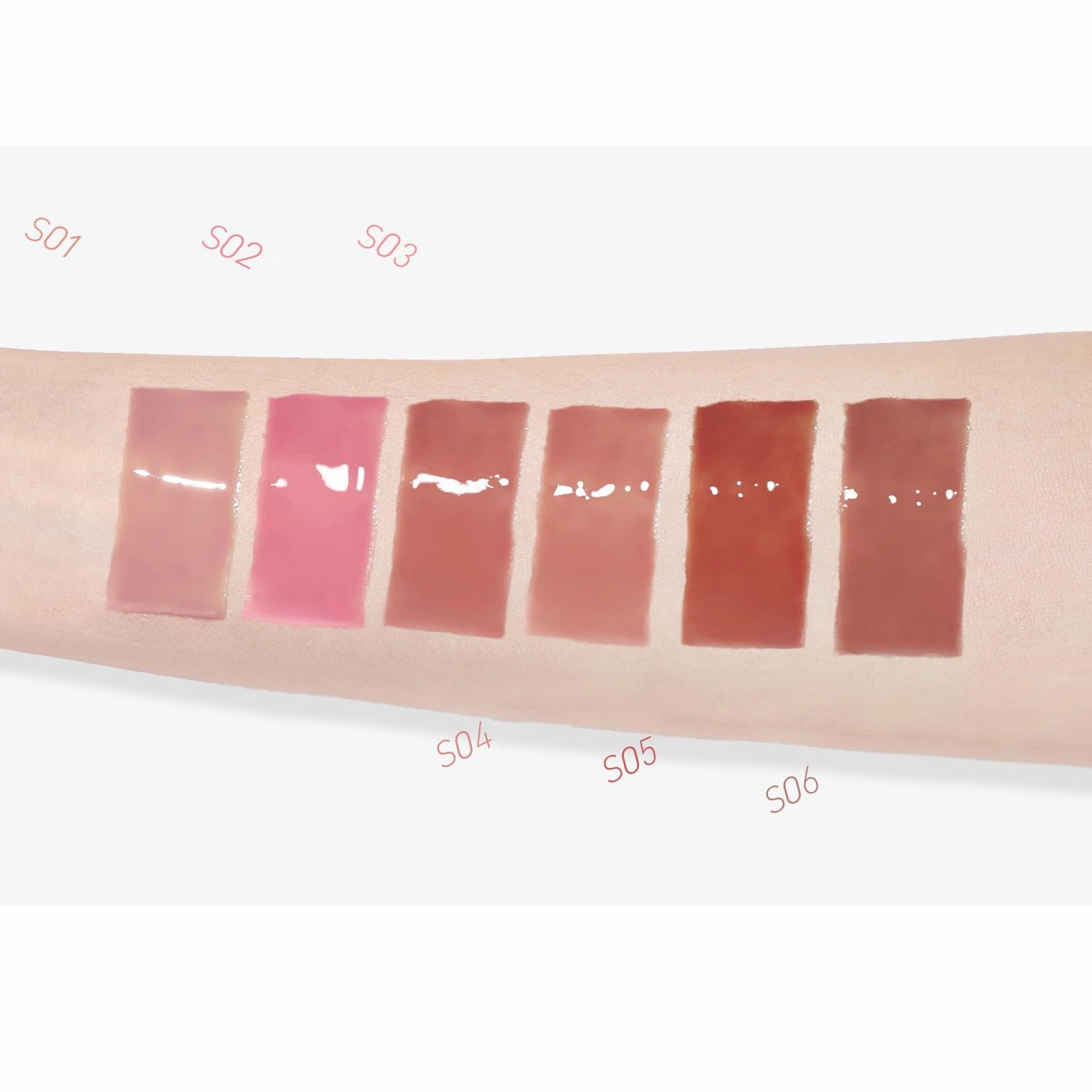 1 PC Neiyou Lip Gloss, Lip Care Lip Serum Moisturizing & Plump Lip Oil, Nude Apricot Mirror Effect Liquid Lipstick Lip Glaze, Lip Plumper Serum (S04, 3.8g)