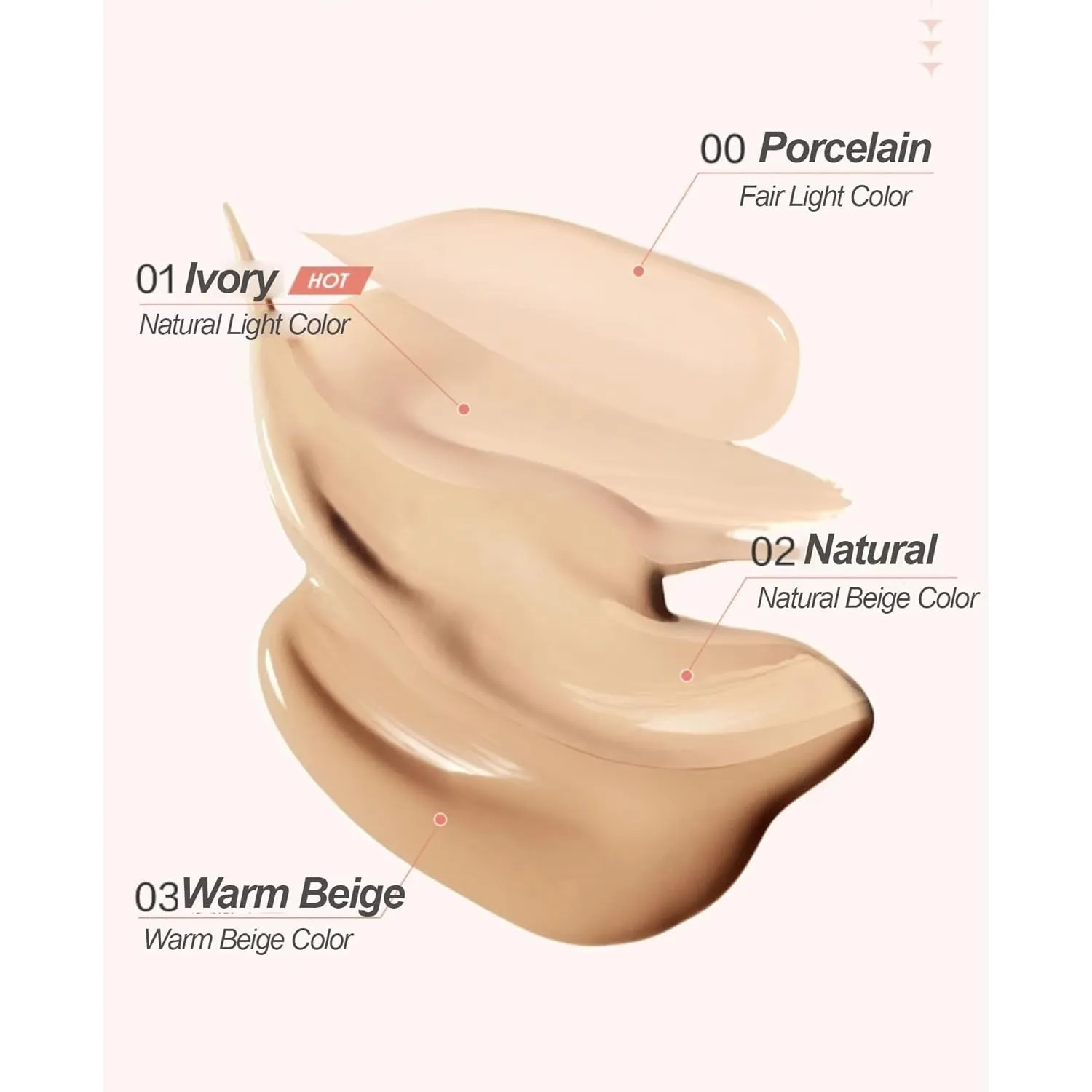 1PC PL Creamy Velvet Foundation Verion 1.0 / Version 2.0, Transparent/Full Coverage Foundation, Create Flawless Makeup Foundation For Dry & Dry Combination Skin (#00, 30g)