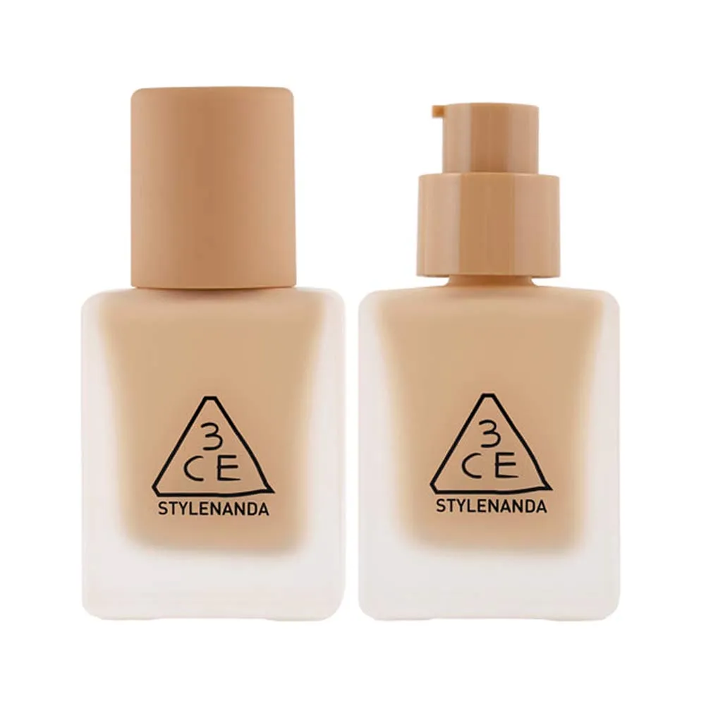 3CE Velvet Fit Foundation #DEEP BEIGE Skin Cover Long-Lasting