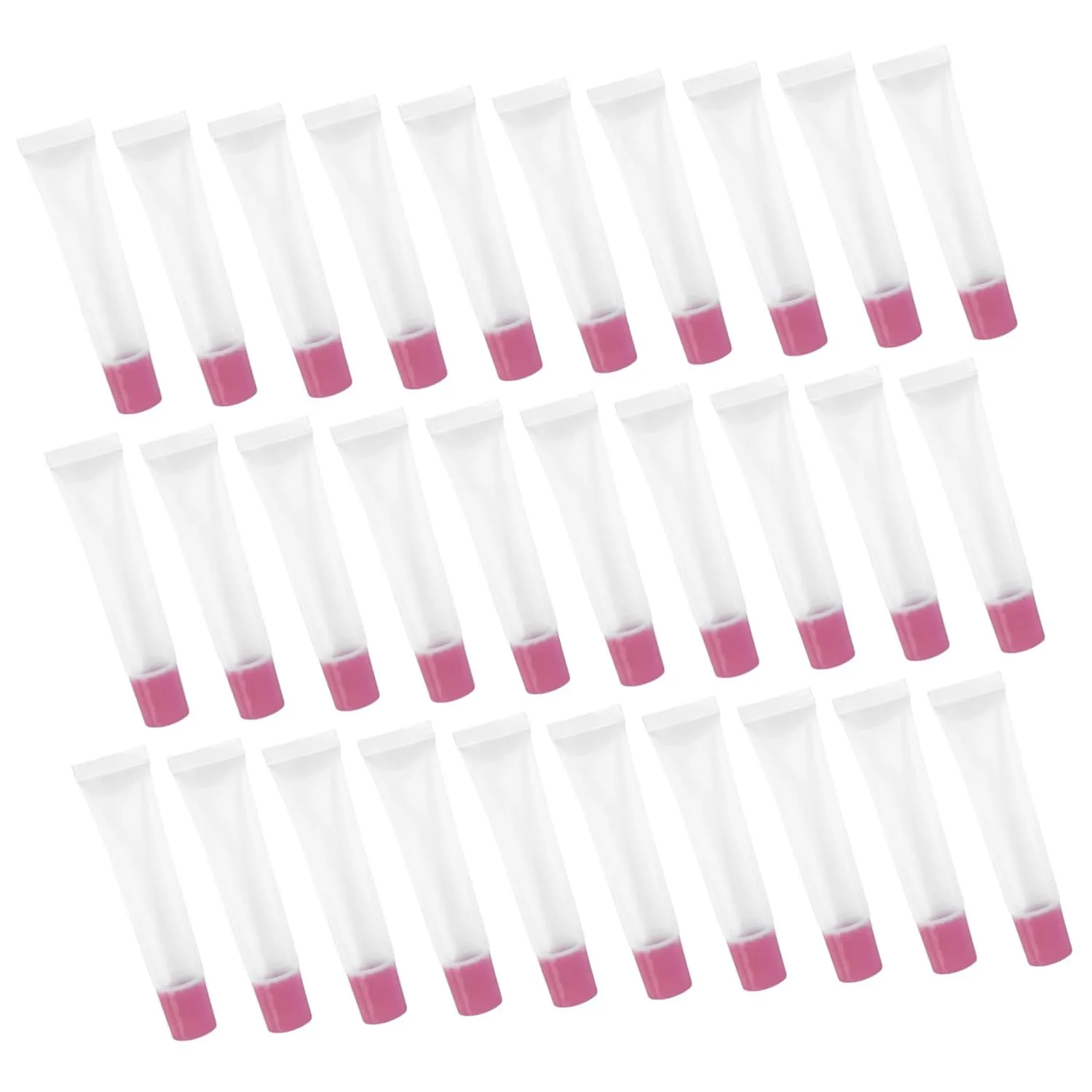 50pcs Clear Lip Gloss Tubes for Easy Dispensing of Lip Balm Lotion and Lightweight Soft Plastic Containers Sealing for Travel and Outings