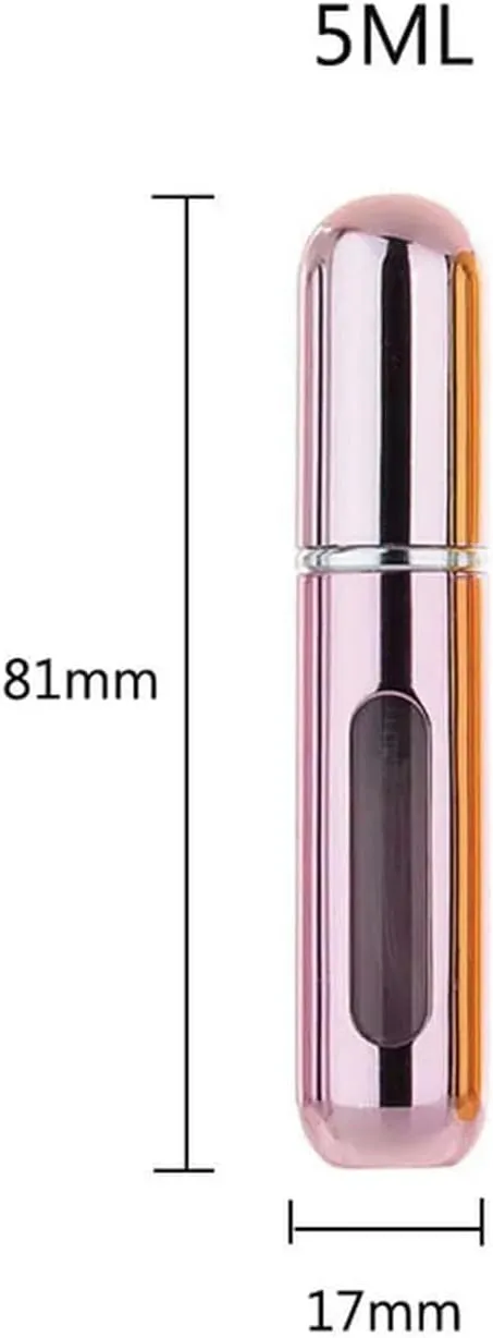 5/8Ml Perfume Atomizer Portable Liquid Container for Cosmetics Traveling Mini Aluminum Spray Perfume