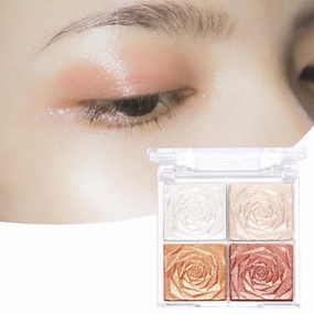 5xHighlighter Eyeshadow Makeup, Highly Pigmented Contouring Women, 1 Count (Pack of 1), Stytle B