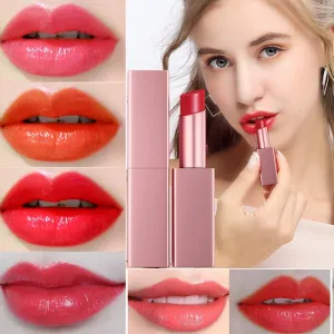6 Colos Matte Waterproof LipStick Summer Long Lasting Lip Makeup Set No Fade Pigmented Lip Stick Cosmeitc Gift Kits (005)