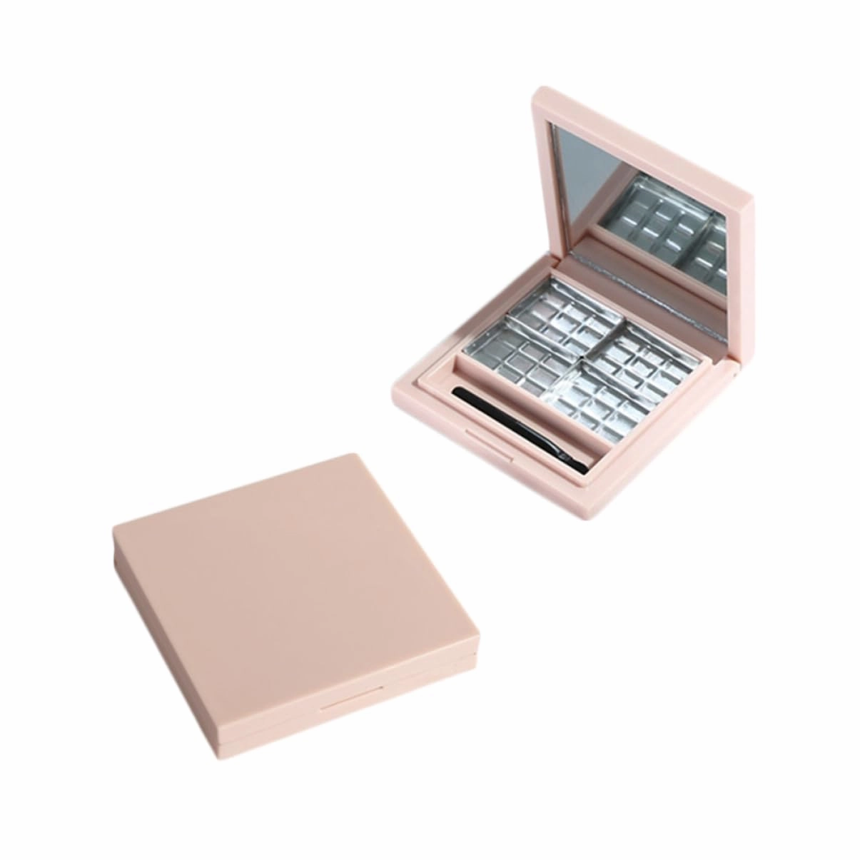 6 Pcs Clear Container Empty Eyeshadow Empty Lipstick Palette Makeup Tray Pink Lip Balm Lip Balm Containers Eyeshadow Makeup Palette Pink Highlighters Cosmetic Storage Box