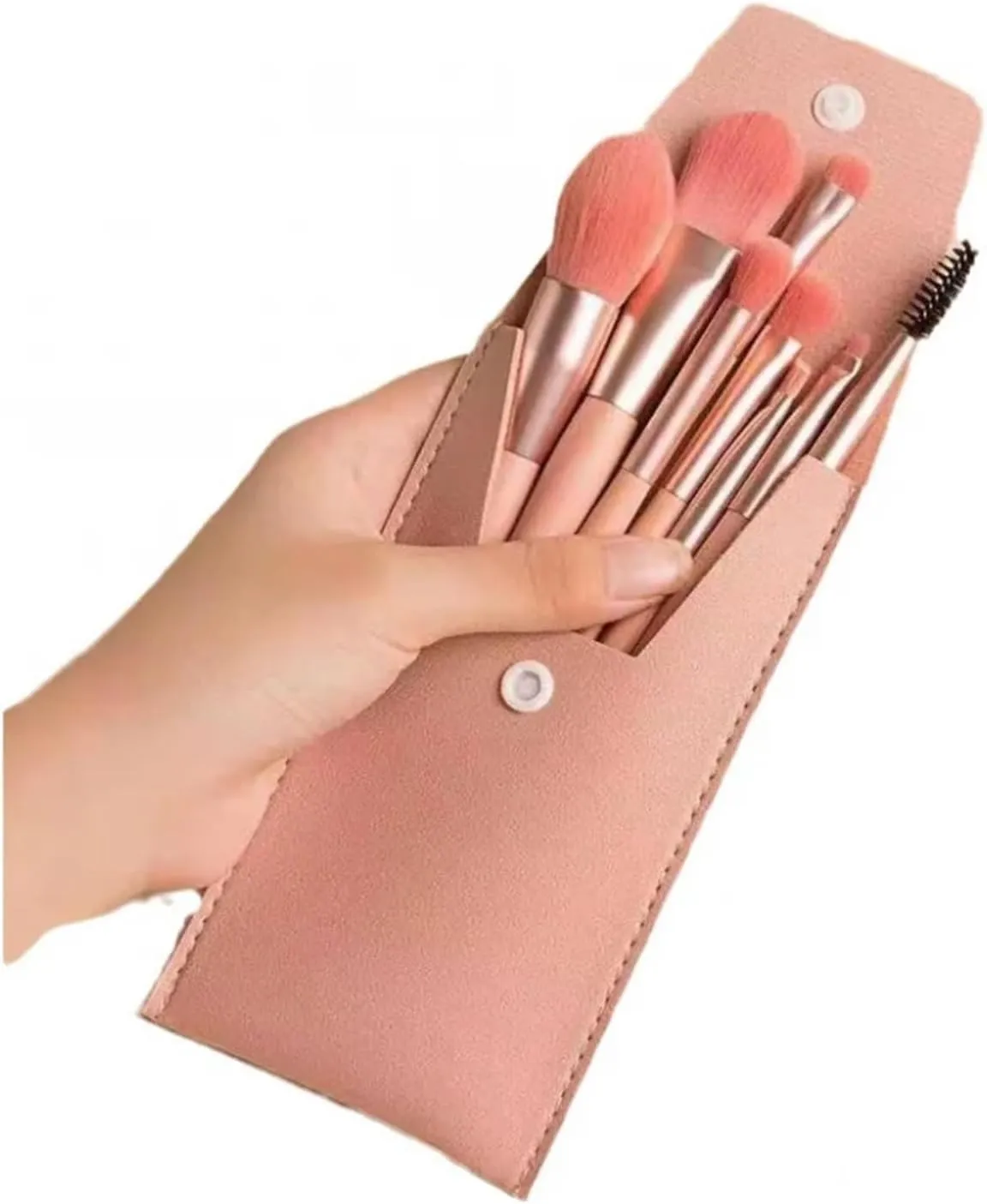 8PCs Soft Fluffy Makeup Brushes Set for Cosmetics Foundation Blush Powder Eyeshadow Kabuki Blending Makeup Brush Beauty Tool(Blue)