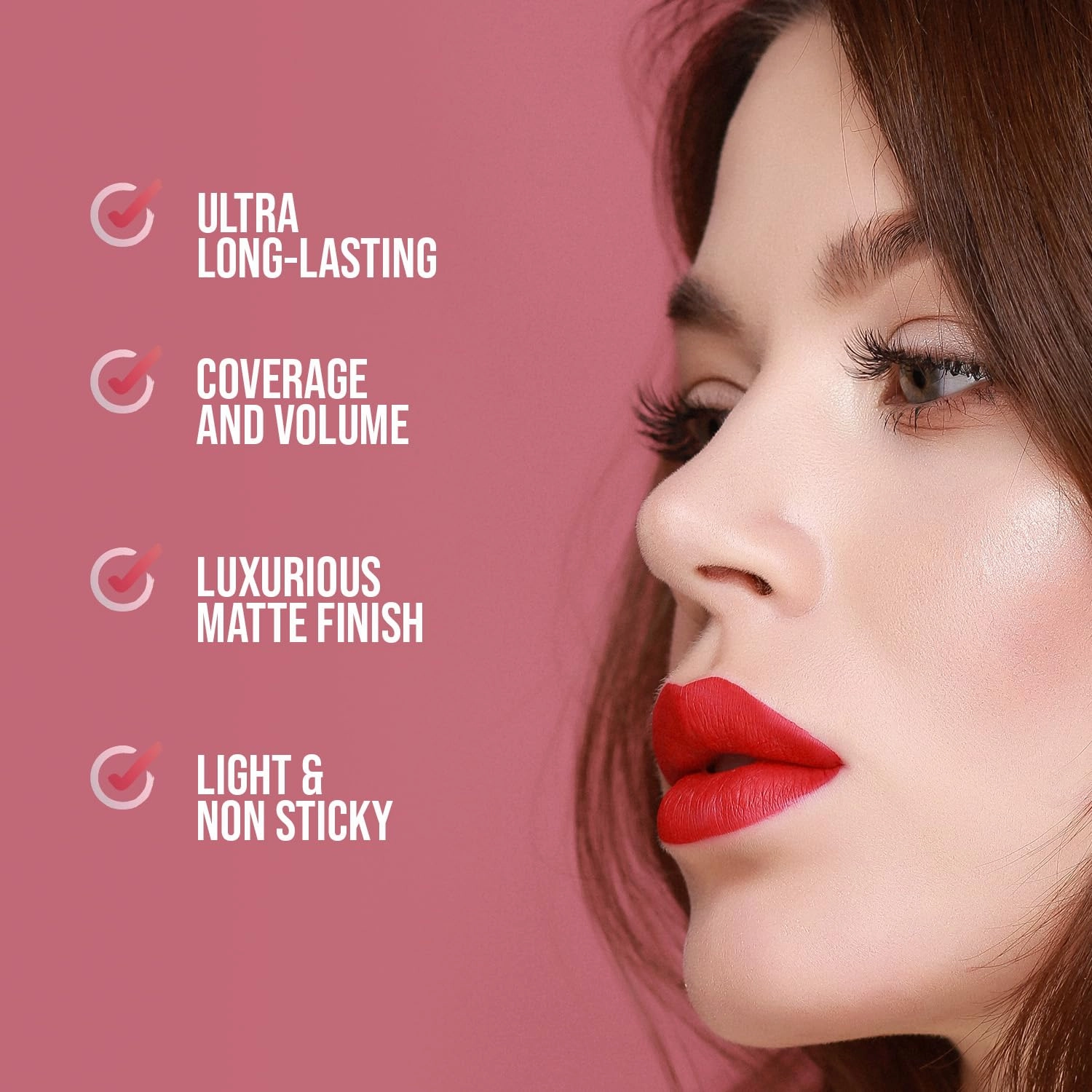 aden Plumping Lip Lacquer Dress up your lips with this amazing 3D fluid lipstick 6ml MADE IN ITALY (04 Pink)