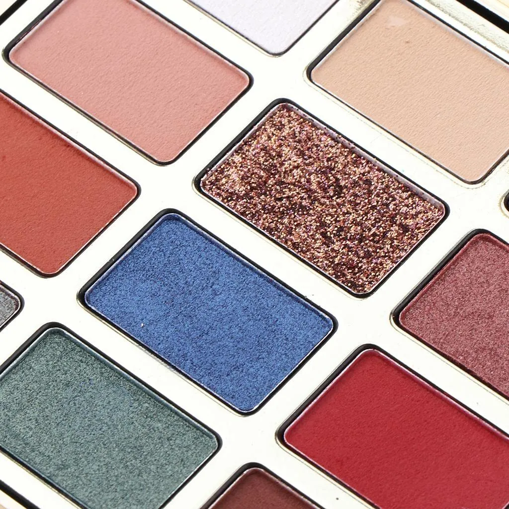 barenx 12 Colors Beautiful Matte Eyeshadow Set Powder Makeup Shadow Palette,Super Highly Pigmented Eye Shadows for Creating Dramatic or Daily Makeup - Blue Stars Sand River