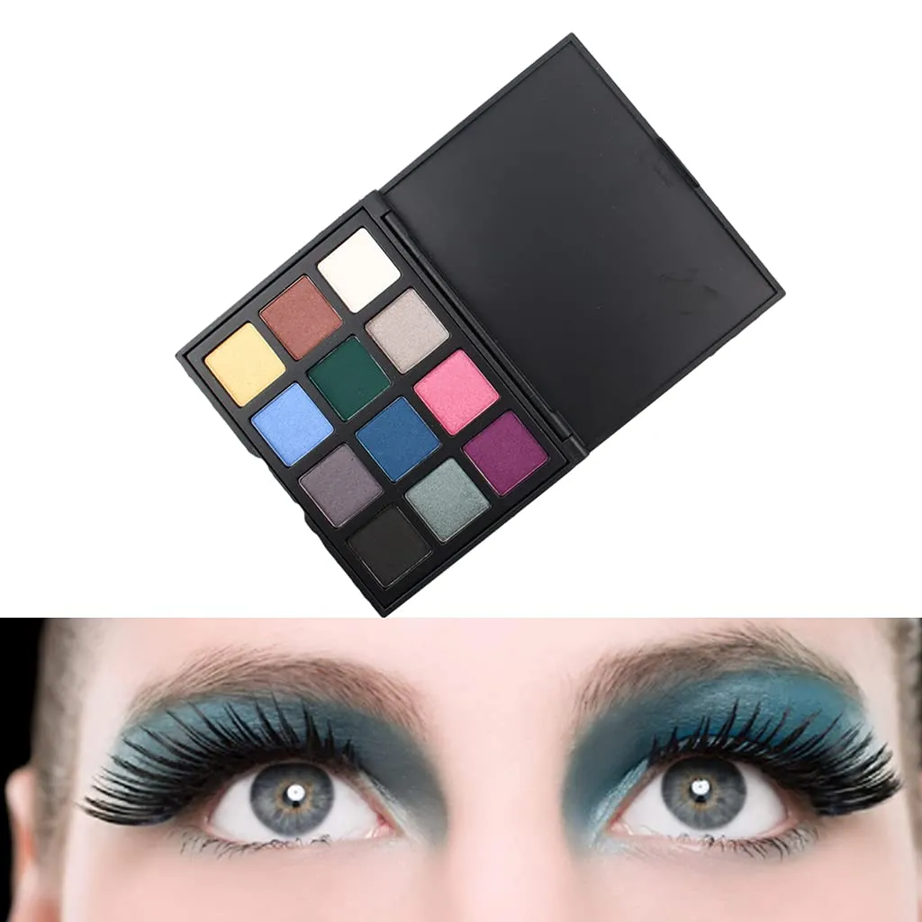 barenx Eyeshadow Palette 12 Colors Shimmer Long Lasting Blendable Natural Colors Make Up Longwear Vibrant Nudes Makeup Pigment Neutrals Cosmetic Gift Kit - 12Z