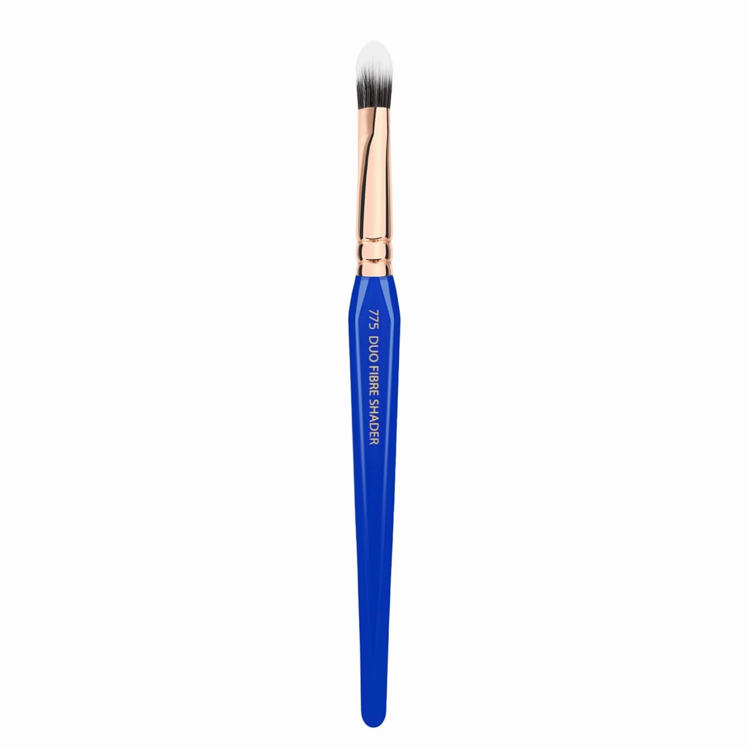 Bdellium Tools Professional Makeup Brush - Golden Triangle 775 Duet Fibre Shader - With All Vegan and Soft Synthetic Fibers, For Shading Eyeshadow (Blue, 1pc)