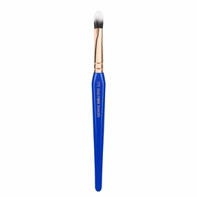 Bdellium Tools Professional Makeup Brush - Golden Triangle 775 Duet Fibre Shader - With All Vegan and Soft Synthetic Fibers, For Shading Eyeshadow (Blue, 1pc)