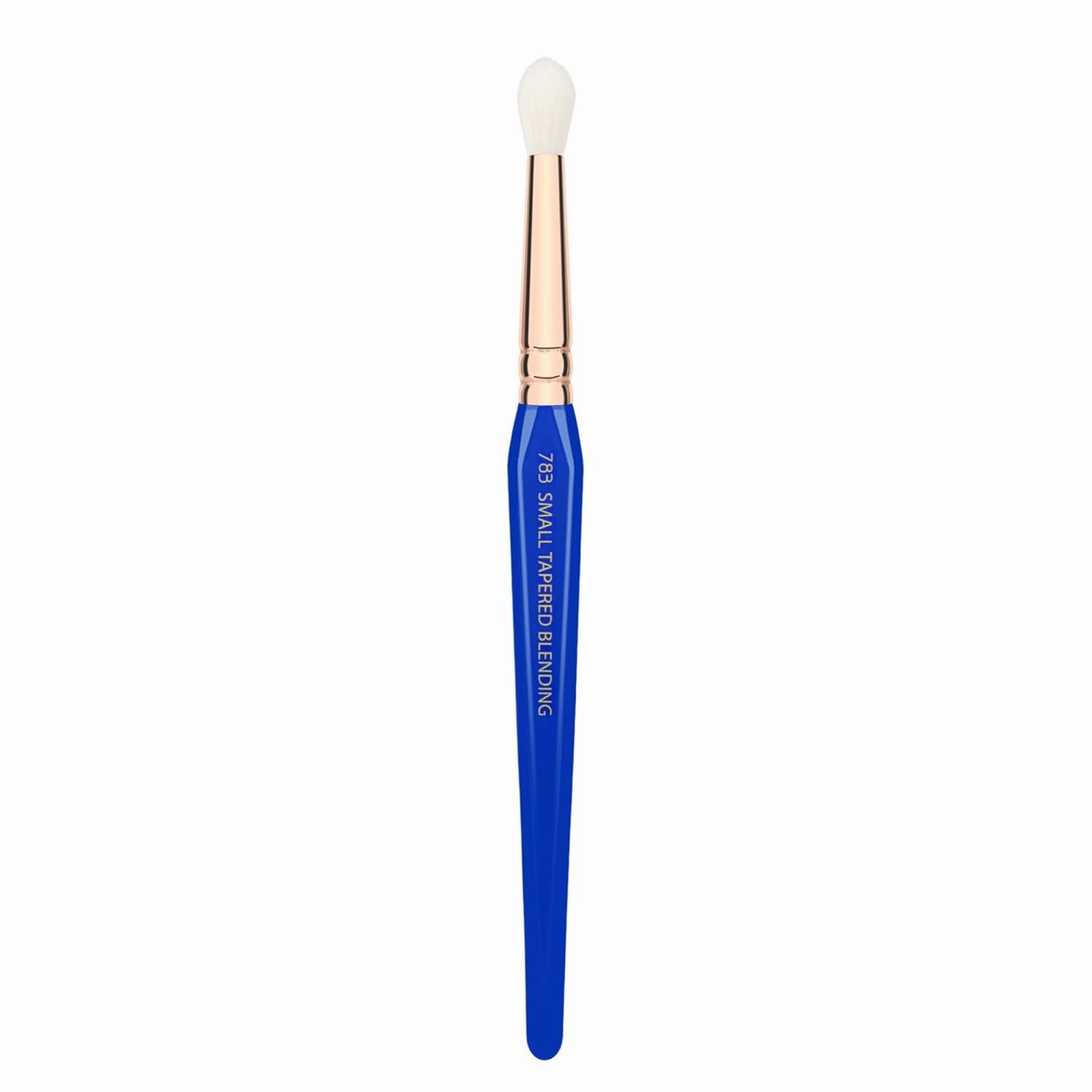 Bdellium Tools Professional Makeup Brush - Golden Triangle Series 783 Small Tapered Blending - With All Vegan and Soft Synthetic Fibers, For Applying & Blending Eyeshadow (Blue, 1pc)