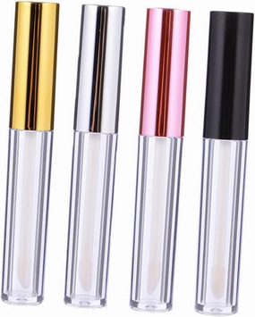 Beaupretty 20pcs Lip Gloss Tube Lip Color Containers for Travel Portable Bottles Caps for Women and Girls