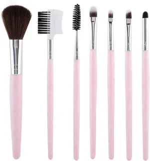 Beauty Cosmetic Tool,7Pcs Makeup Brushes Set Eyeshadow Blusher Lip Brush Makeup Tools Kit for Eyeshadow Eyebrow Eyeliner Blending