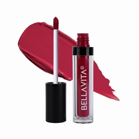 BELLA;VITA Kiss-Proof Liquid Lipstick | 4.5 ml | 18-hr Stay | Liquid Lipstick | Waterproof | Long Lasting | Ultra Matte Finish | Intense Moisturisation | Pink Pout