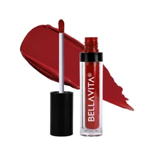 BELLA;VITA Kiss-Proof Liquid Lipstick | 4.5 ml | 18-hr Stay | Liquid Lipstick | Waterproof | Long Lasting | Ultra Matte Finish | Intense Moisturisation | Scarlet Red