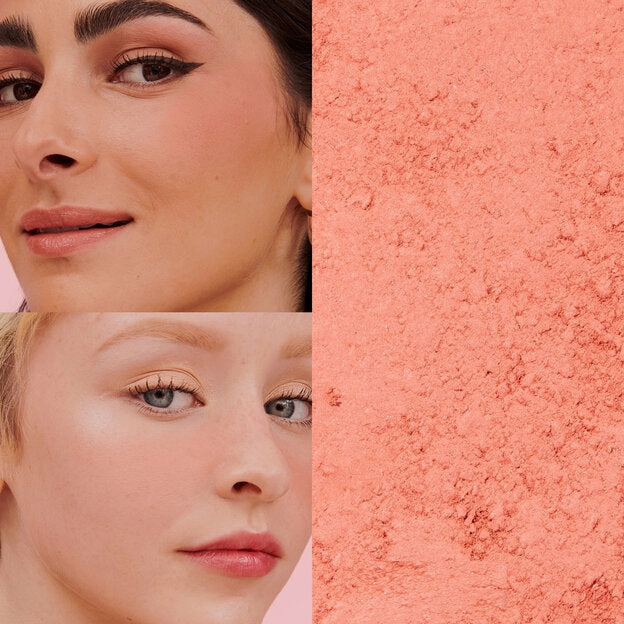 Benefit- Wonderful World Silky-Soft Powder Blush - Sunny Blush