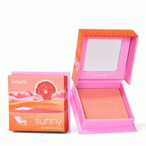 Benefit- Wonderful World Silky-Soft Powder Blush - Sunny Blush