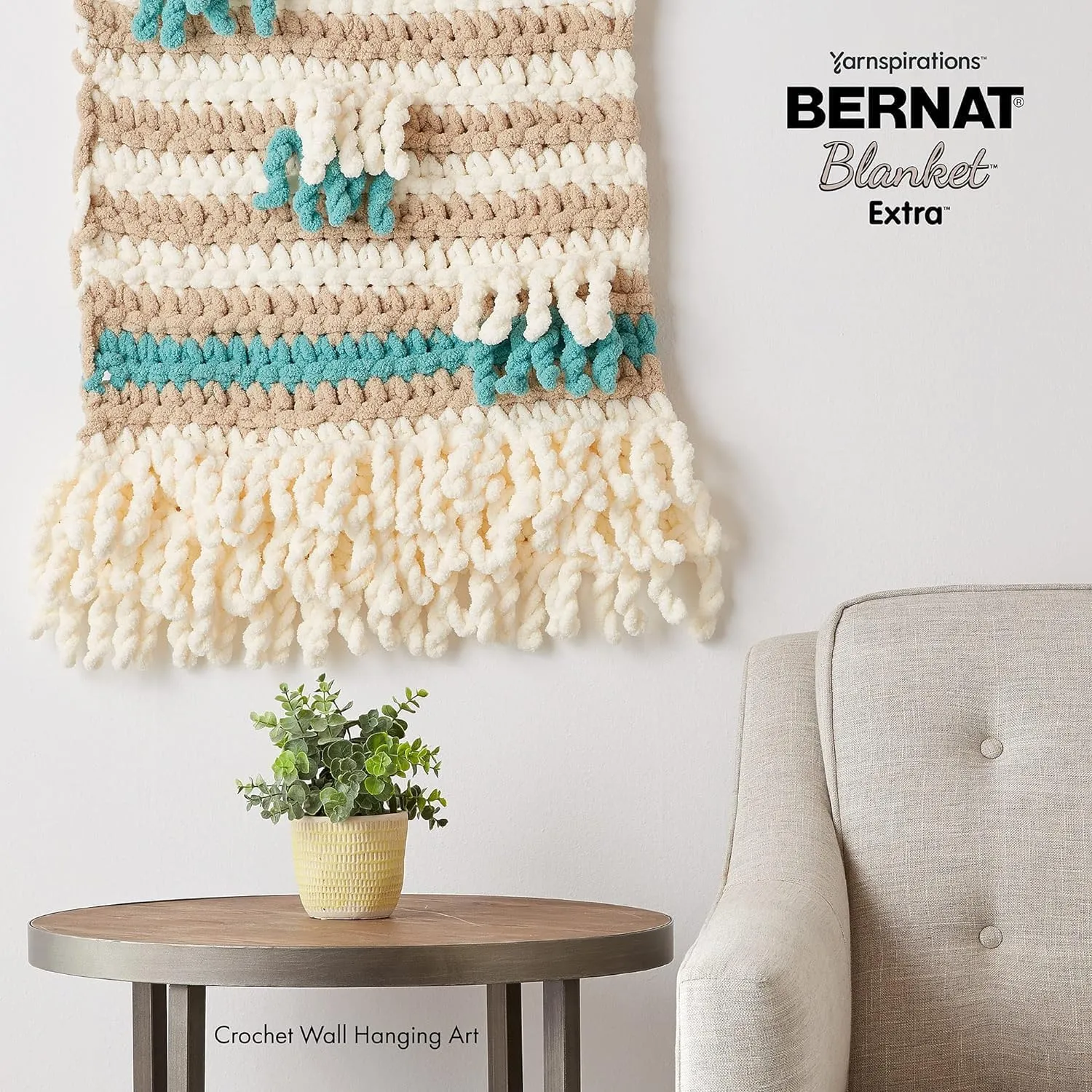 Bernat Blanket Extra Blush Pink Pack of 10.5oz/300g-Polyester-7 Jumbo-97 Yards-Knitting/Crochet Yarn, 1 Pack, 2