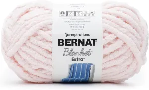Bernat Blanket Extra Blush Pink Pack of 10.5oz/300g-Polyester-7 Jumbo-97 Yards-Knitting/Crochet Yarn, 1 Pack, 2