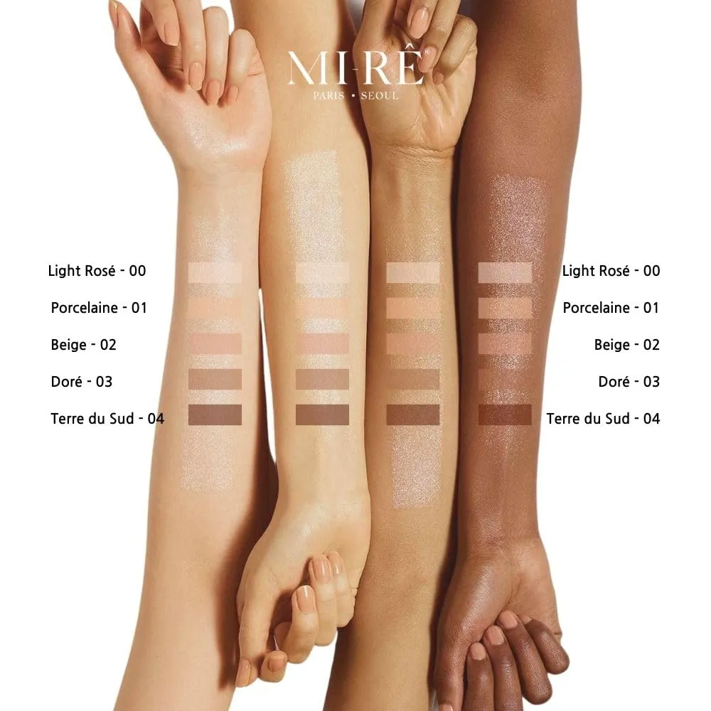 BiBi NOVA Velvet Finish All in 1 Cushion Foundation Refill │Long Lasting, Full Coverage for All Skin Types (0.67oz) (02 Beige)