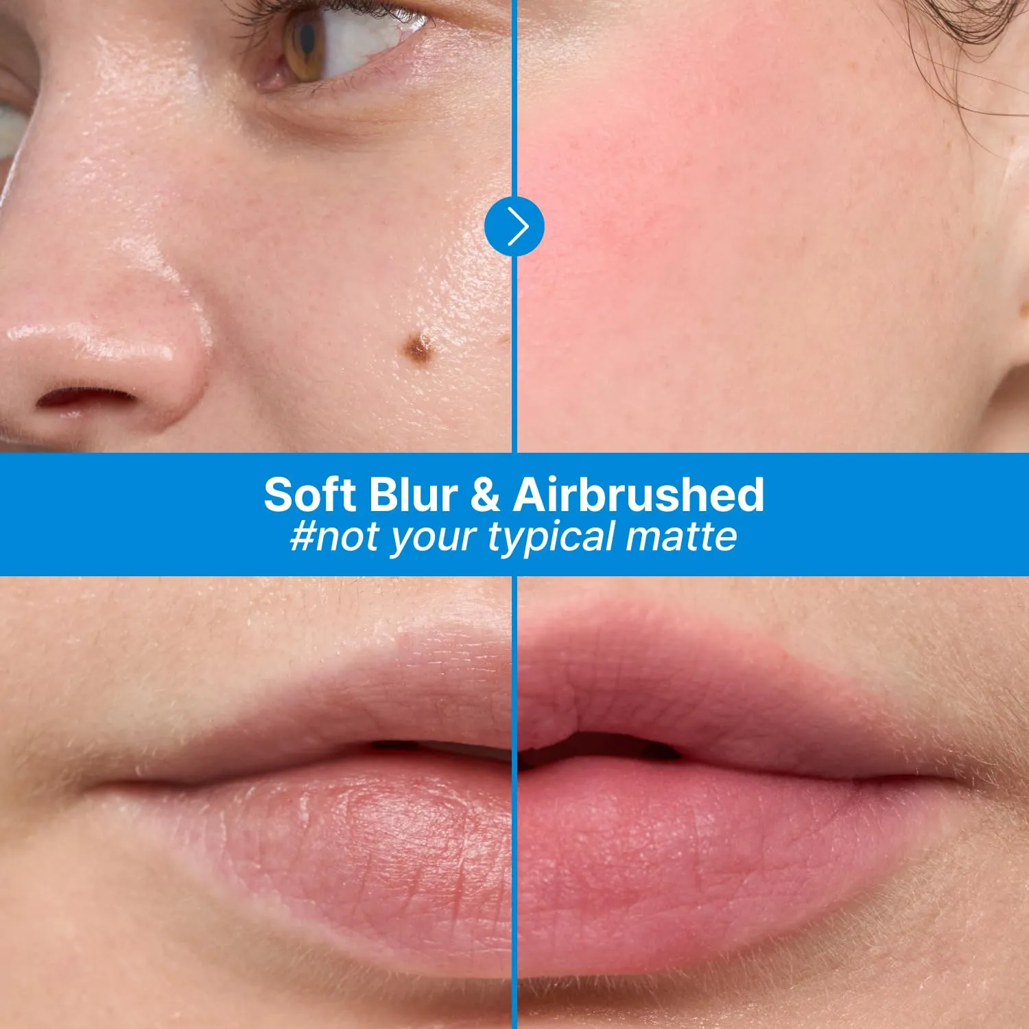 Blurry Pudding Pot | Airbrushed Blush & Lip, Buildable Pigment, Long-lasting, Lightweight, Easy to Blend, Natural Soft Matte Finish - Oh! (Cool Pink) | 0.17 oz