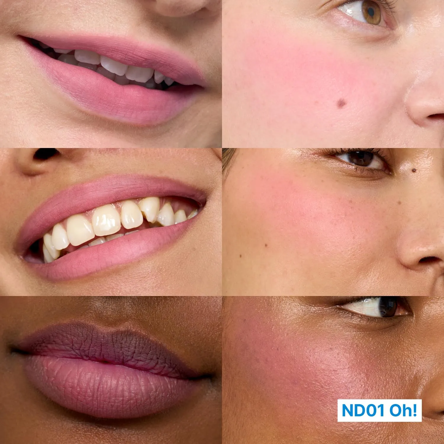 Blurry Pudding Pot | Airbrushed Blush & Lip, Buildable Pigment, Long-lasting, Lightweight, Easy to Blend, Natural Soft Matte Finish - Oh! (Cool Pink) | 0.17 oz