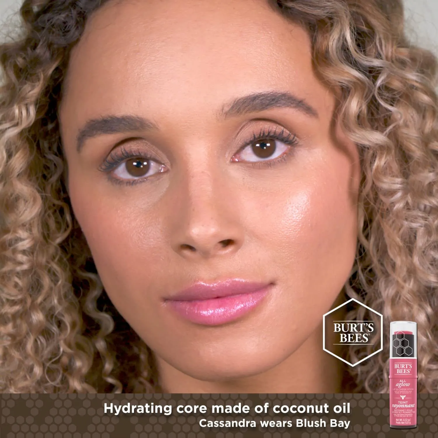 BURTS BEES Blush Bay All Aglow Lip & Cheek Stick, 0.32 OZ