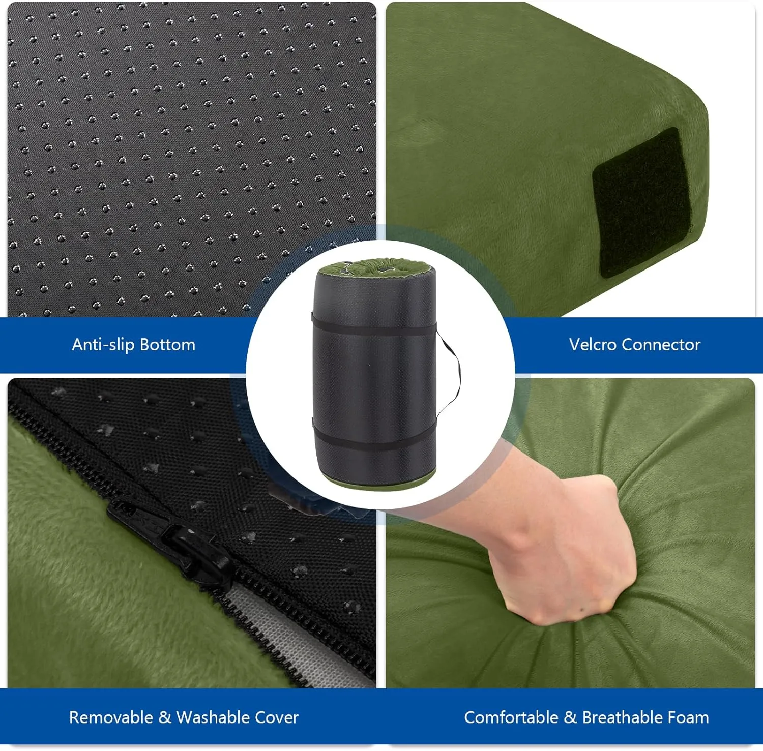 Camping Mattress with Storage Bag, for Car, Guest, Floor, College Dorms.