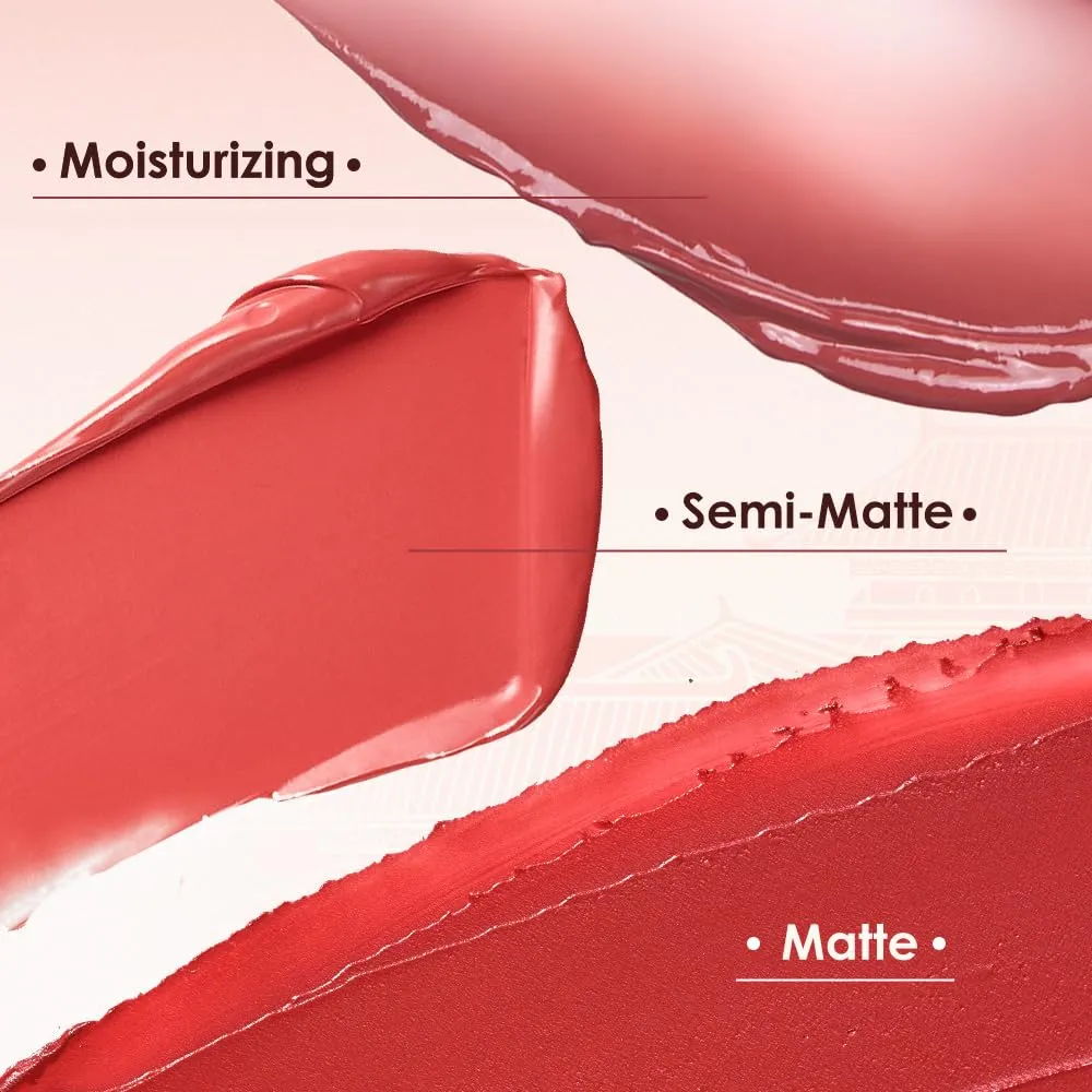 Catkin Moist Lipstick Hydrating High Impact Color Infused with Vitamin E and Avocado Oil Smooth Soft Texture Long Lasting Pink Glow Shimmer Finish 133