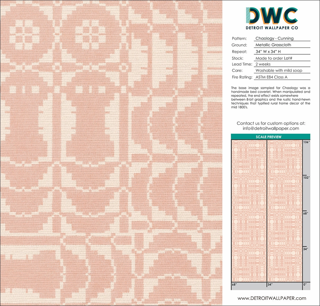 Chaology - Cunning Grasscloth Wallpaper