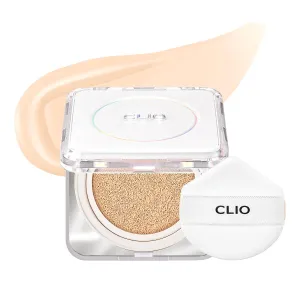 CLIO The Original Kill Cover Founwear Cushion – Korean Makeup, Full High Coverage Foundation, Airy Satin Finish, Skin Fit, 19N PORCELAIN