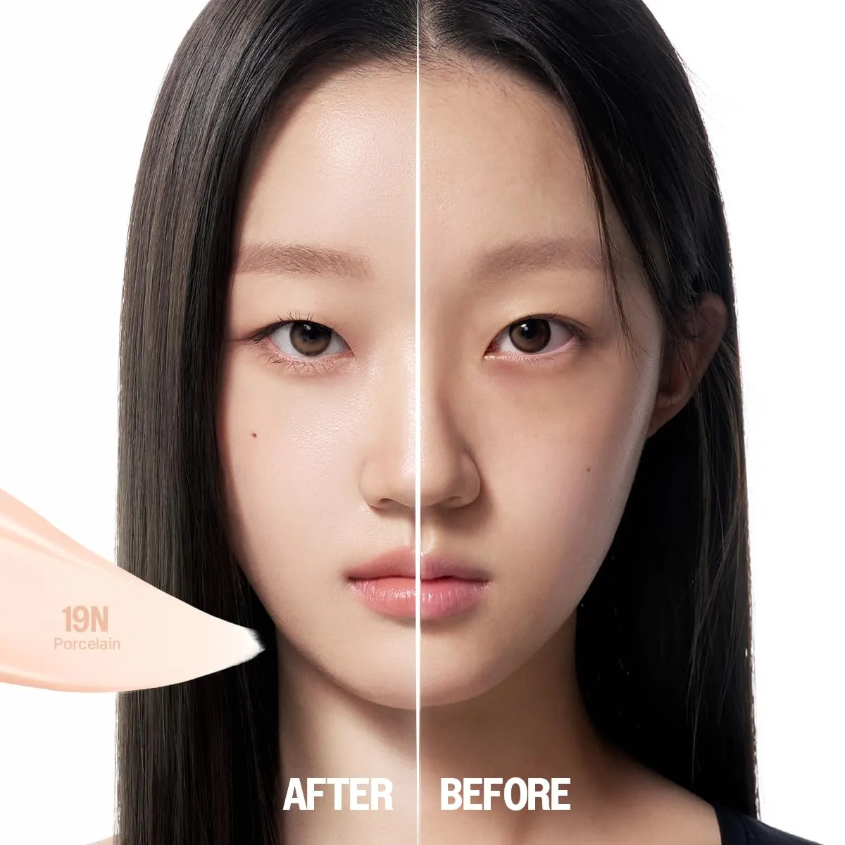 CLIO The Original Kill Cover Founwear Cushion – Korean Makeup, Full High Coverage Foundation, Airy Satin Finish, Skin Fit, 19N PORCELAIN