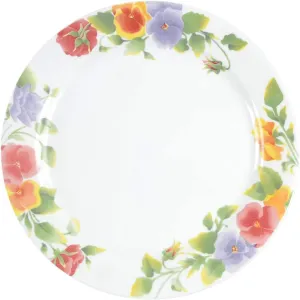 Corelle Corning Ware Summer Blush Pansy Pattern 10 1/4" Dinner Plate Replacement USA
