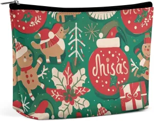 Cosmetic Bag Makeup Bags for Women Portable Makeup Bag Christmas Makeup Case Travel Toiletry Bag for Travel Accessories