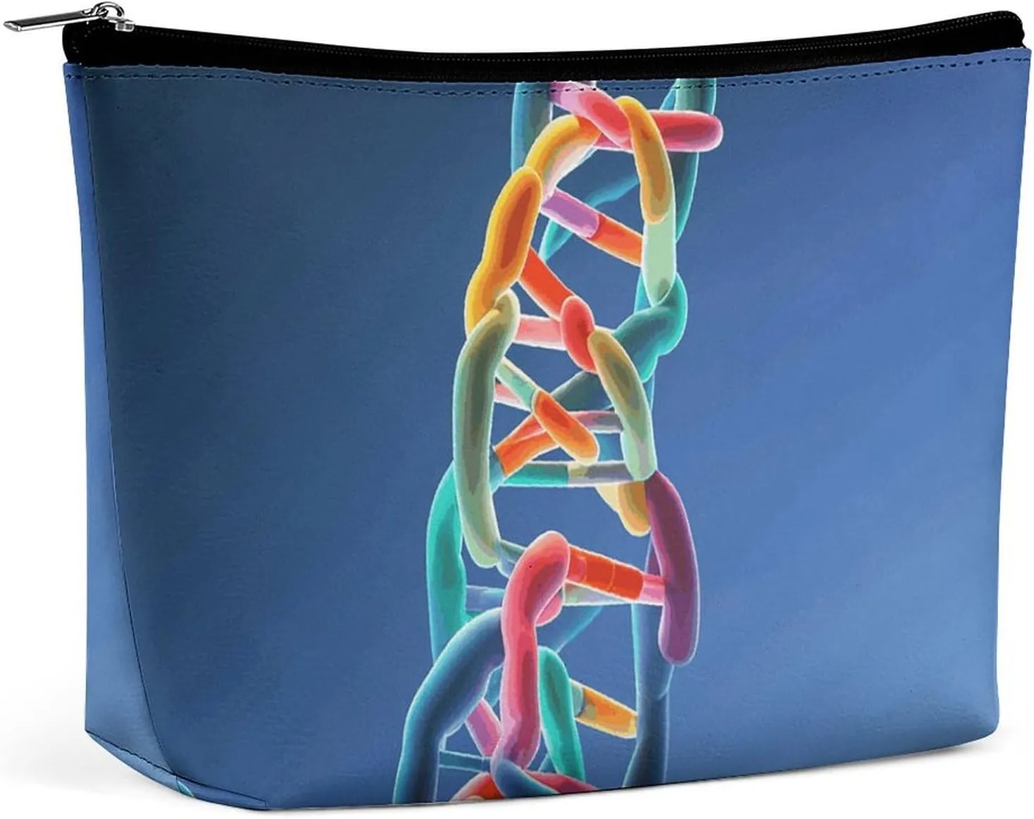 Cosmetic Bag Makeup Bags for Women Portable Makeup Bag DNA Chain Photoes Makeup Case Travel Toiletry Bag for Travel Accessories