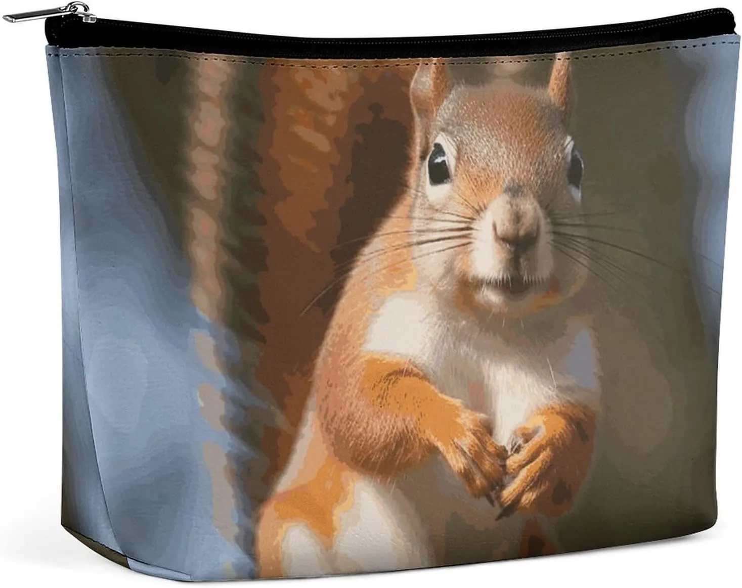 Cosmetic Bag Makeup Bags for Women Portable Makeup Bag Squirrel Funny Animal Makeup Case Travel Toiletry Bag for Travel Accessories