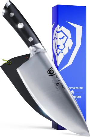 Dalstrong Herb & Salad Rocking Mincing Knife - 7 inch - Gladiator Series Elite - German HC Steel - w/Sheath - Vegetable Knife - Kitchen Knife - NSF Certified