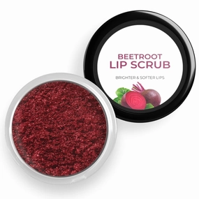 DBE Beetroot Lip Scrub For Brightening Dark Lips for Men and Women,Suitable Dark,Chapped, Lipstick Stains Cleanses & Pigmented Lips 15gm