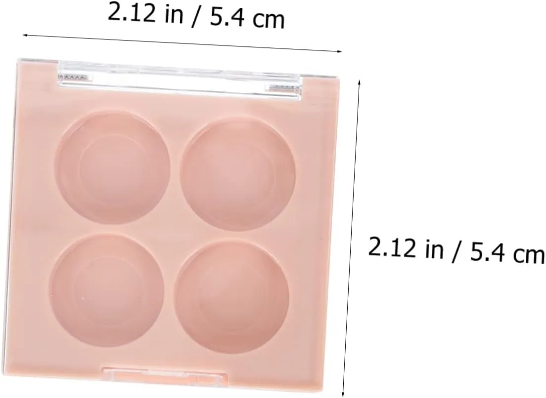 DOITOOL 6pcs Empty Eyeshadow Storage Trays Portable Makeup Organizer for Lipstick Blush Highlighter Compact Design for Travel Daily Use for Sample Display Makeup Application