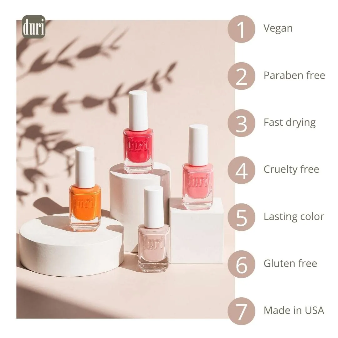 duri Nail Polish Gift Set, KIT109 Sweet Perfect Pink Nails & Lip Plumper Set, Gift Giving for a Holiday (Sweet Perfect Pink Nails & Lip Plumper Set)