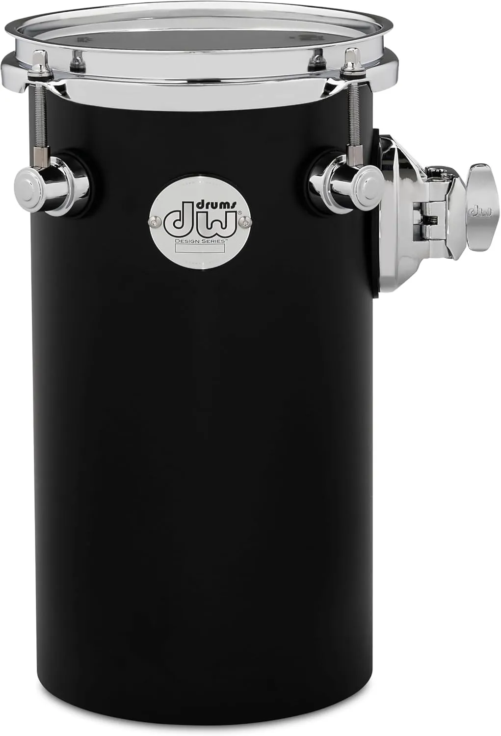 DW Design Series Rata Tom - 12x6" - Black Satin (DDAC1206RTBL)