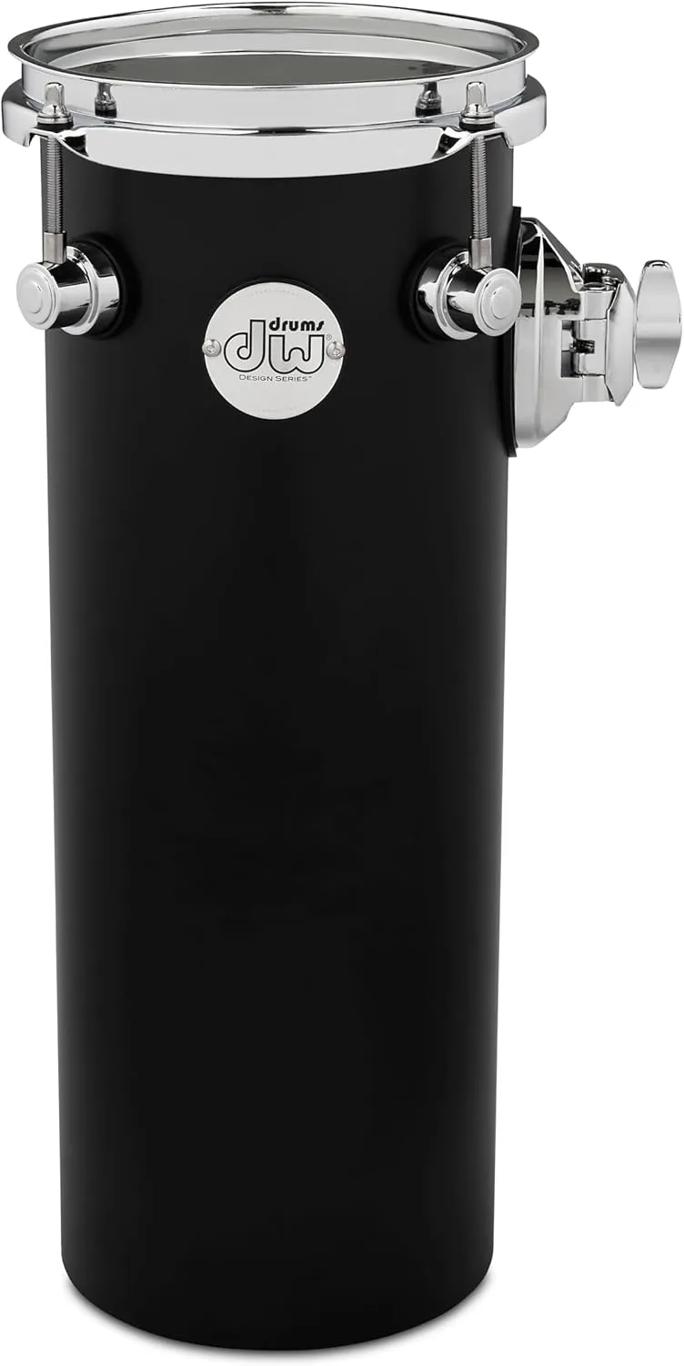 DW Design Series Rata Tom 16x6" - Black Satin (DDAC1606RTBL)
