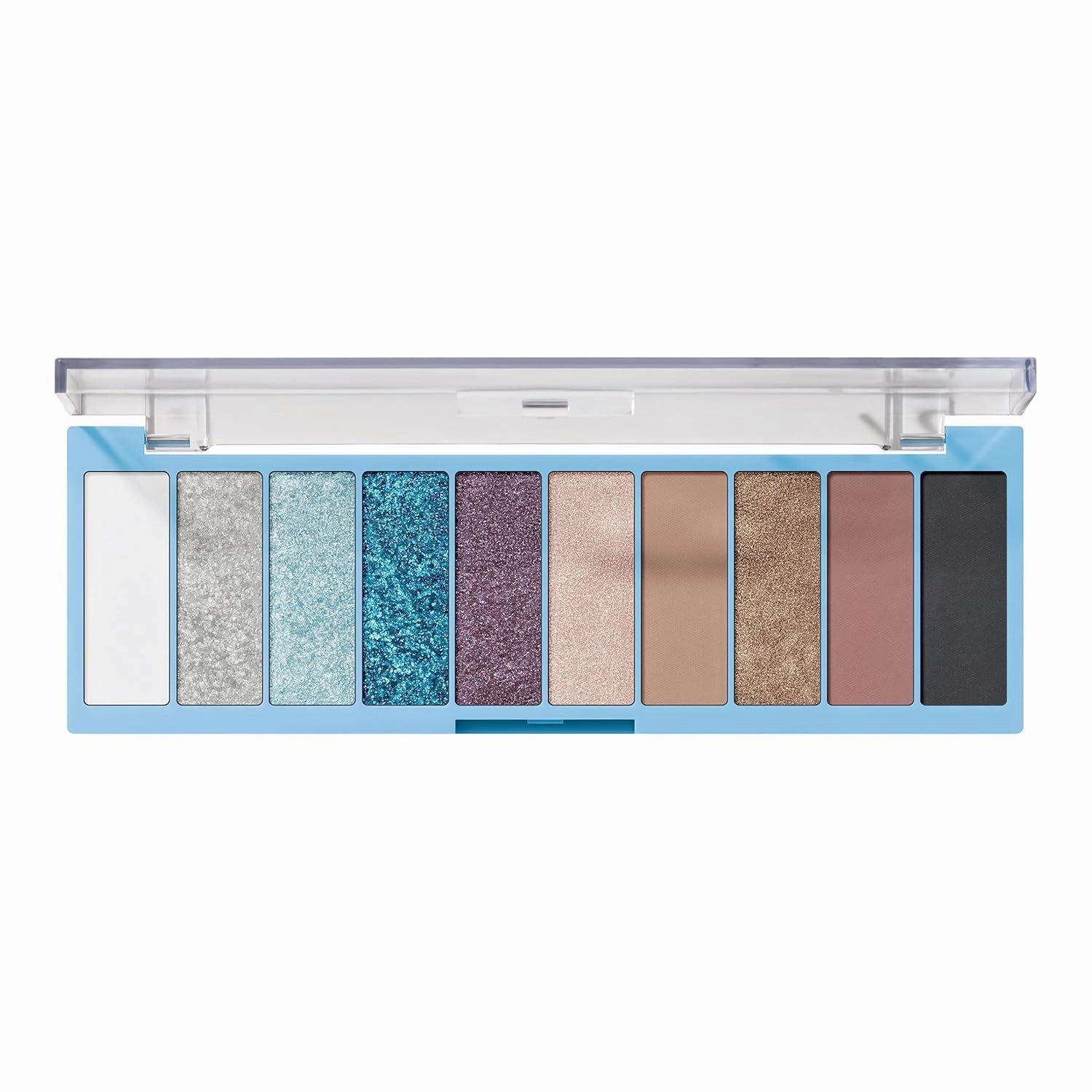 e.l.f. Perfect 10 Eyeshadow Palette, Ten Ultra-Pigmented Bright & Colorful Shades, Blendable Formula, Vegan & Cruelty-Free, So Bright Now
