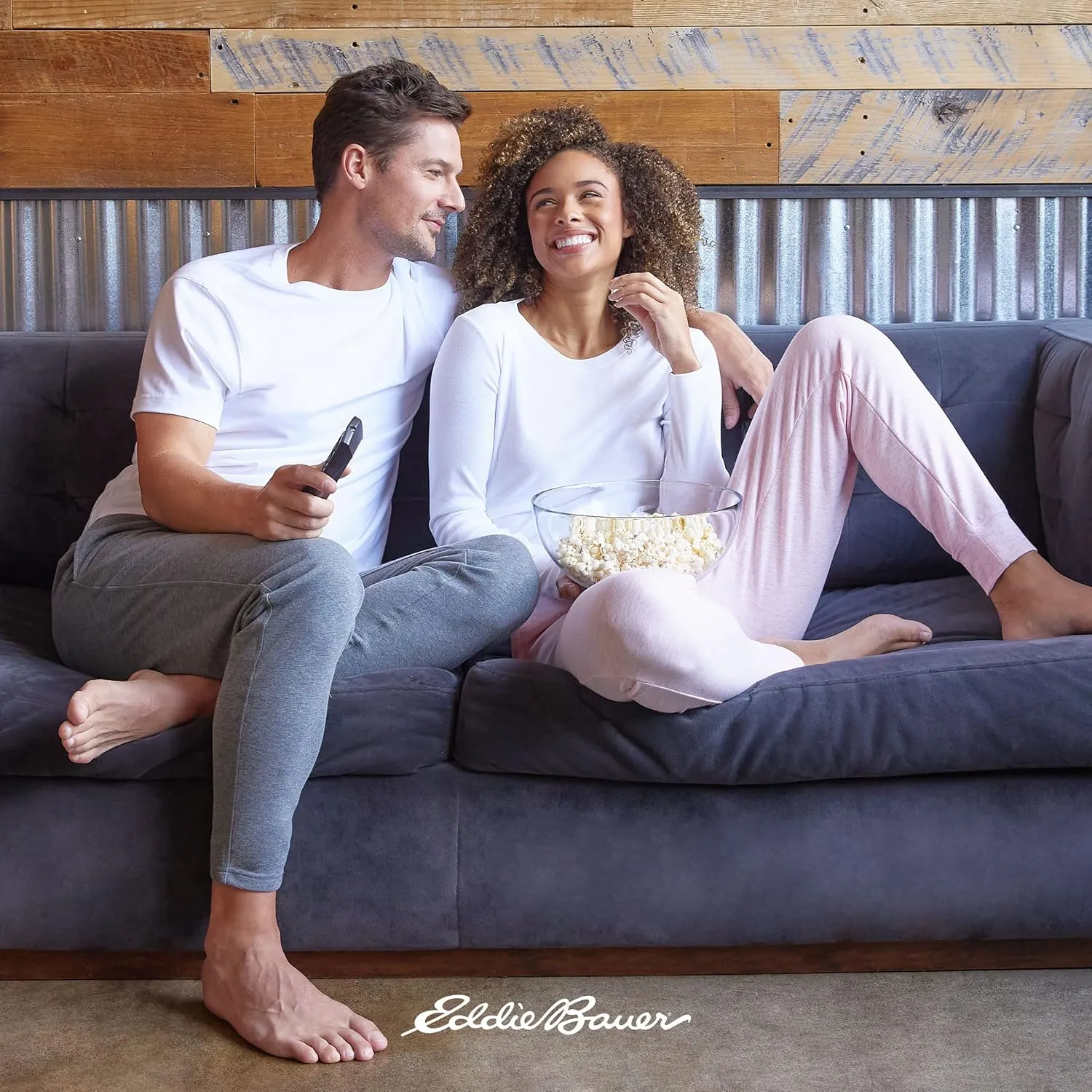 Eddie Bauer Women's Pajama Bottoms - 2 Pack Ultra-Soft Sleep and Lounge Jogger Pants for Women (S-2XL)